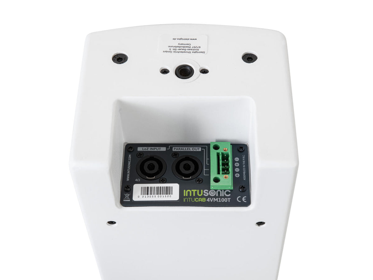 Intusonic 4VM100T 2-Wege Fullrange Tonsäule weiß – Ansicht 5