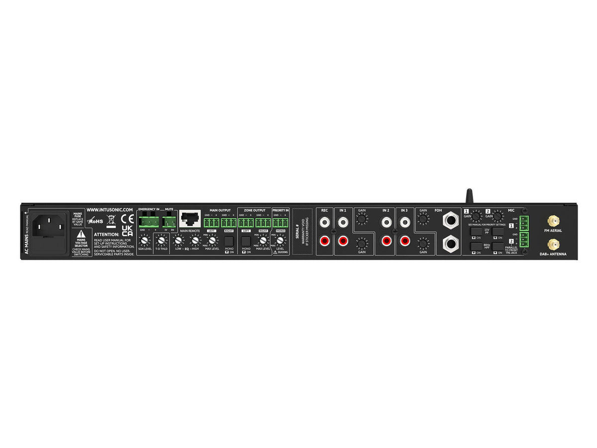 Intusonic PAA42+ Dual Output Stereo Media Vorverstärker – Ansicht 2