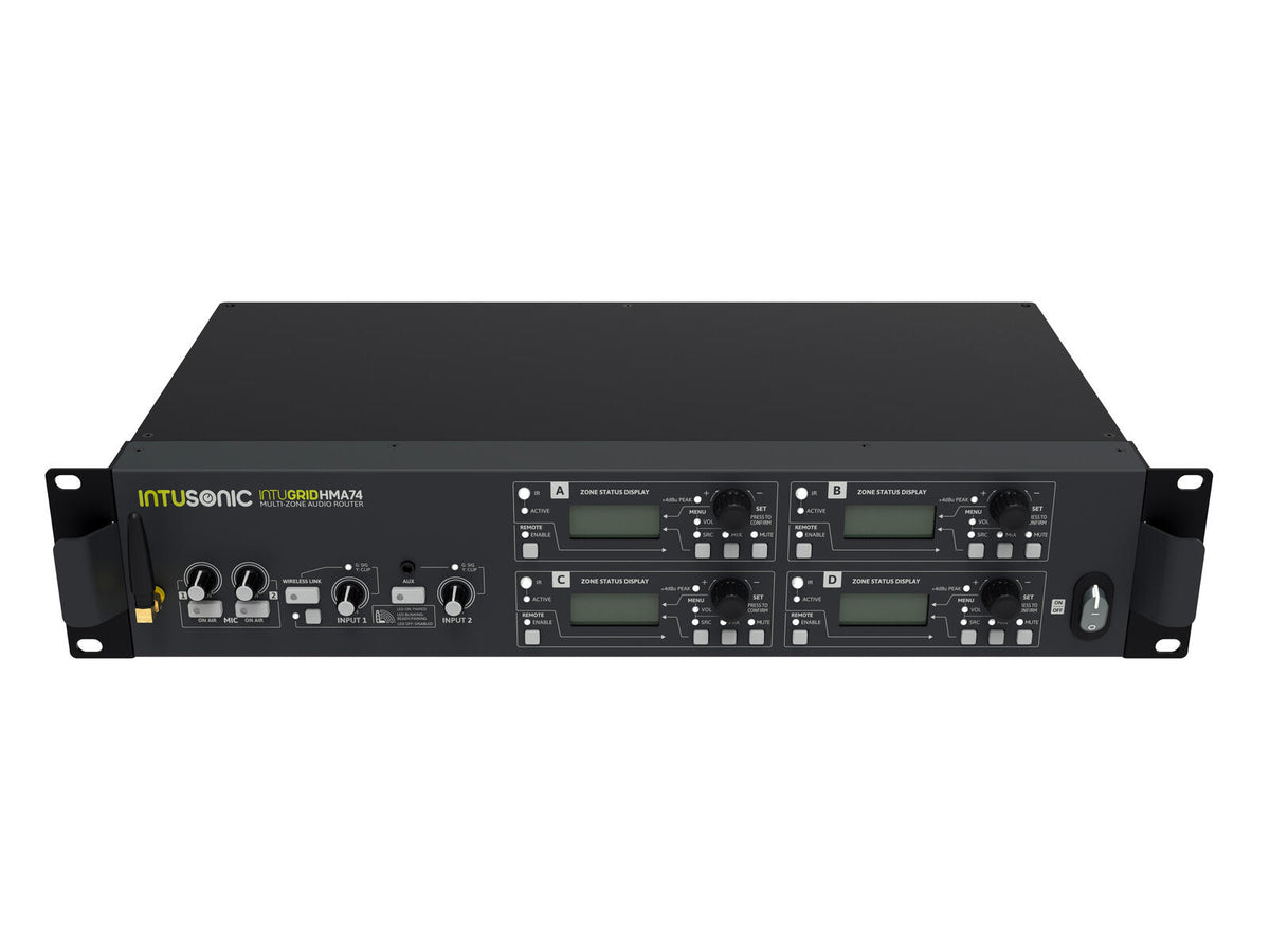 Intusonic HMA74 4-Zonen Audio Router – Ansicht 9