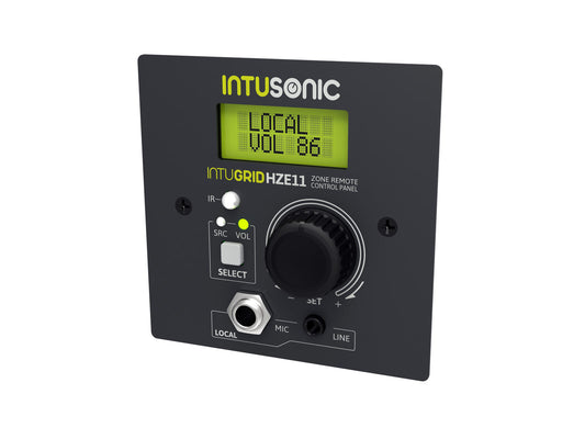 Intusonic HZE11 Zonen Fernbedienungspanel – Ansicht 2