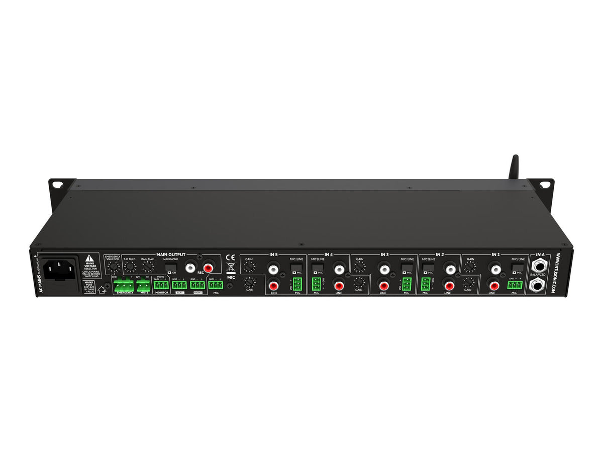 Intusonic PAA71+ Mikrofon-Line-Mixer – Ansicht 6