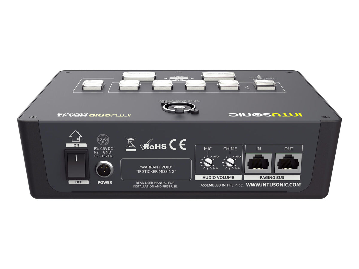 Intusonic HPA41 4-Zonen Sprechstelle – Ansicht 9