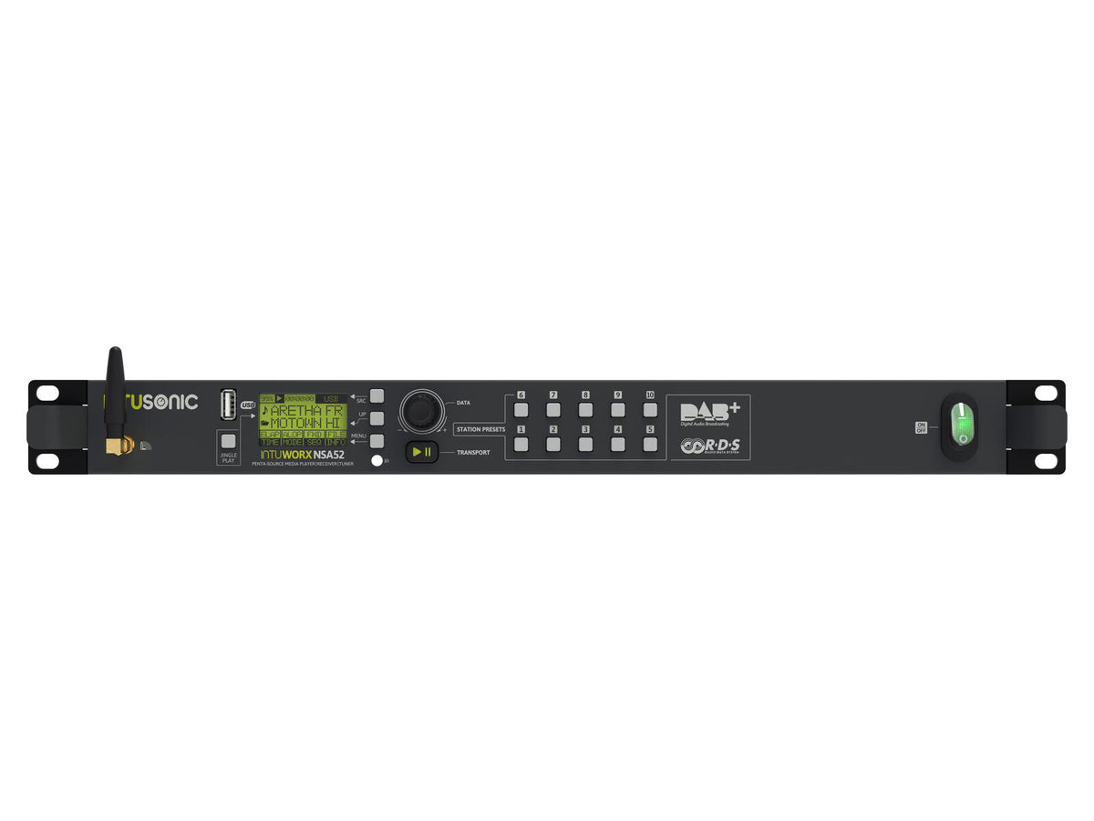 Intusonic NSA52 5-Quellen Media Player mit DAB+