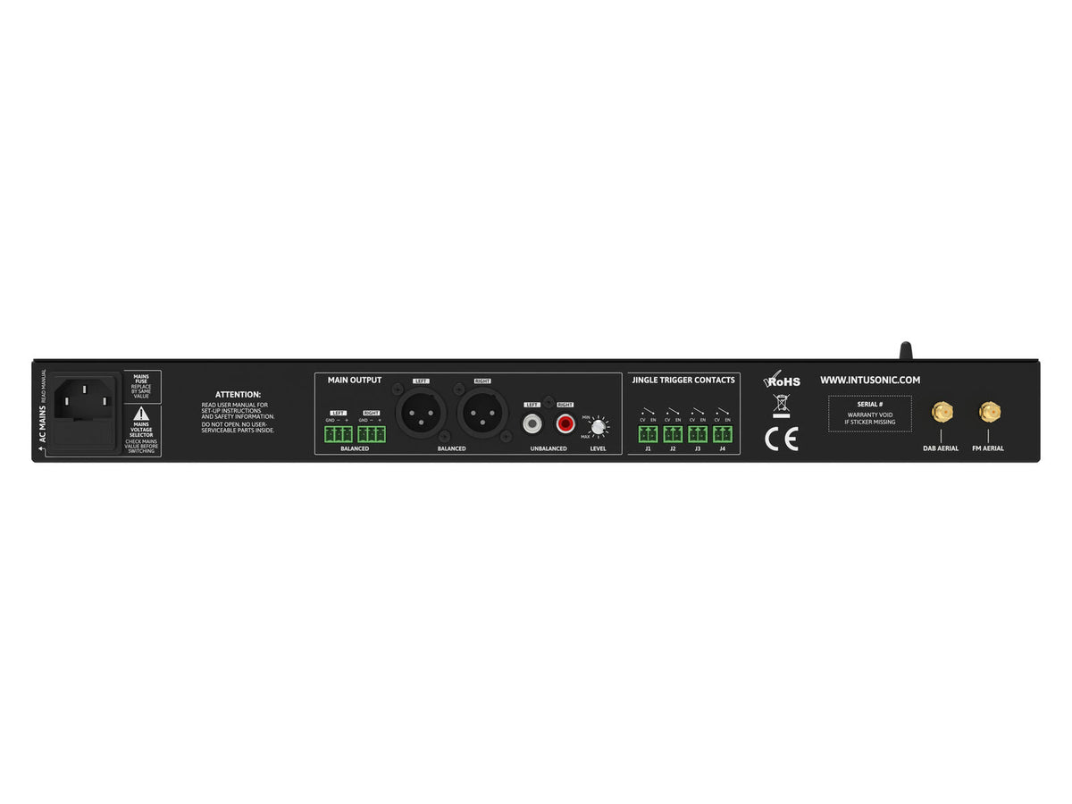 Intusonic NSA52 5-Quellen Media Player mit DAB+ – Ansicht 3
