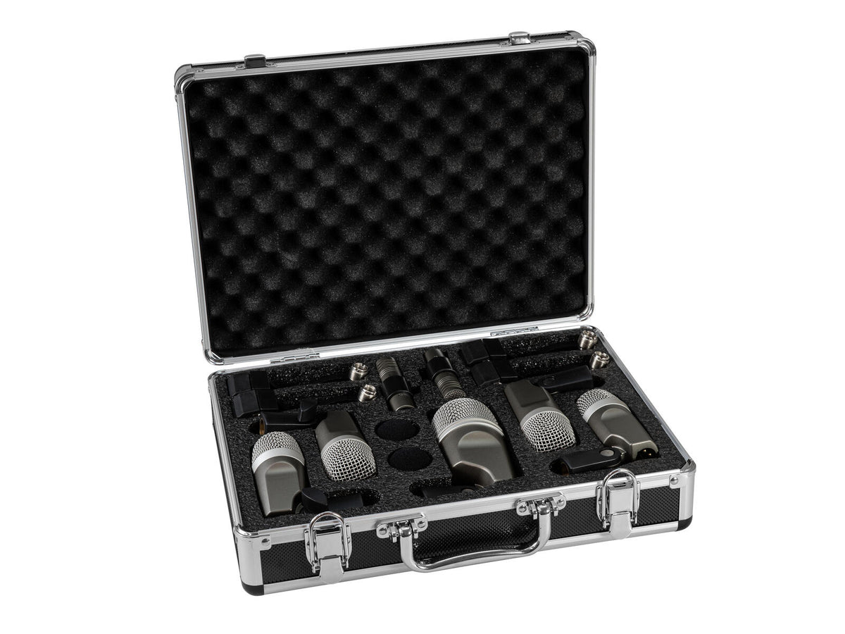 Omnitronic MIC 77-7LMH MK2 Schlagzeug-Mikrofonset – Ansicht 2