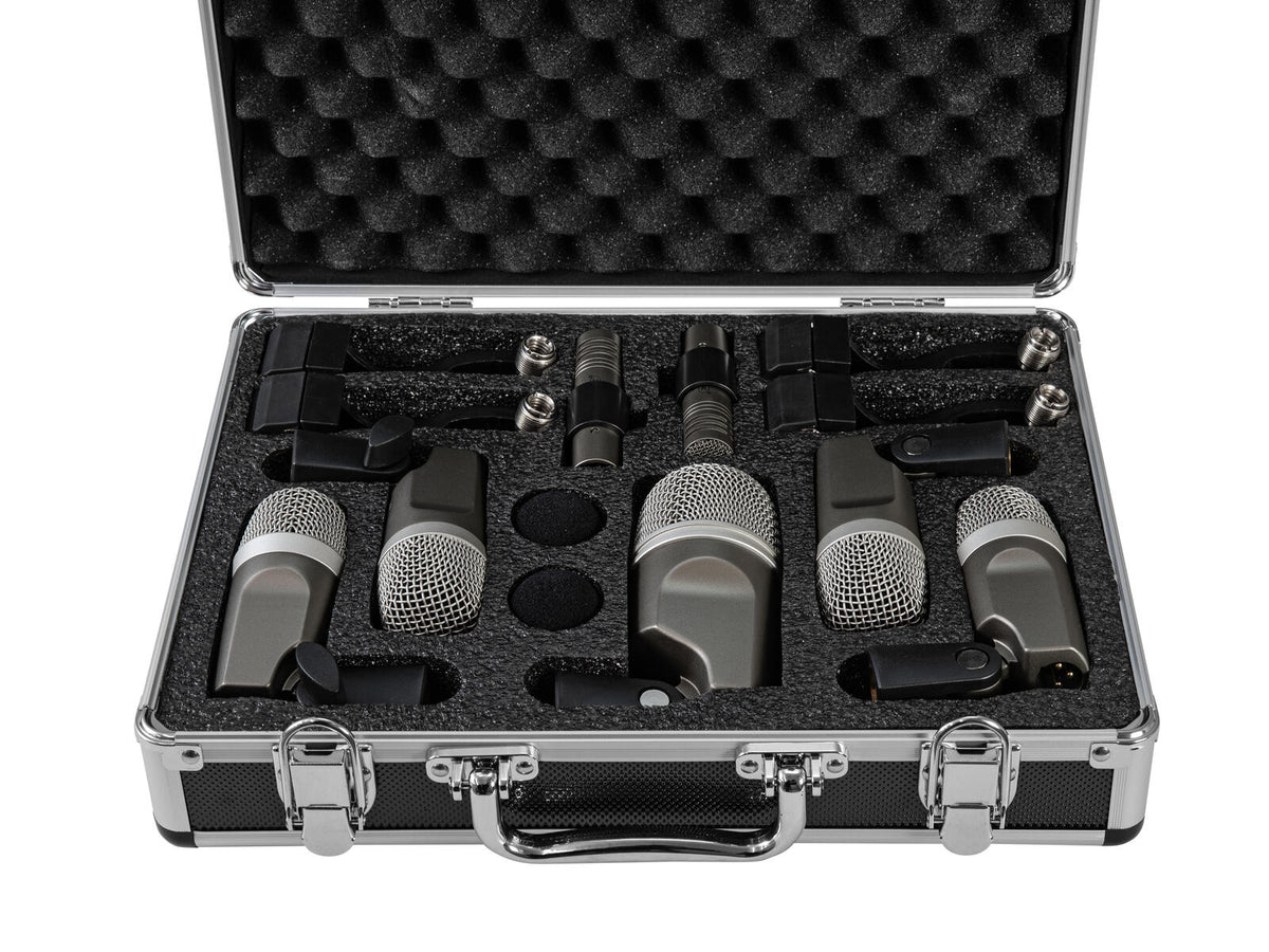 Omnitronic MIC 77-7LMH MK2 Schlagzeug-Mikrofonset – Ansicht 3