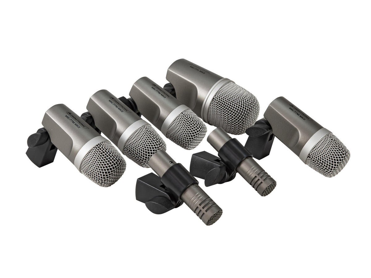 Omnitronic MIC 77-7LMH MK2 Schlagzeug-Mikrofonset – Ansicht 6