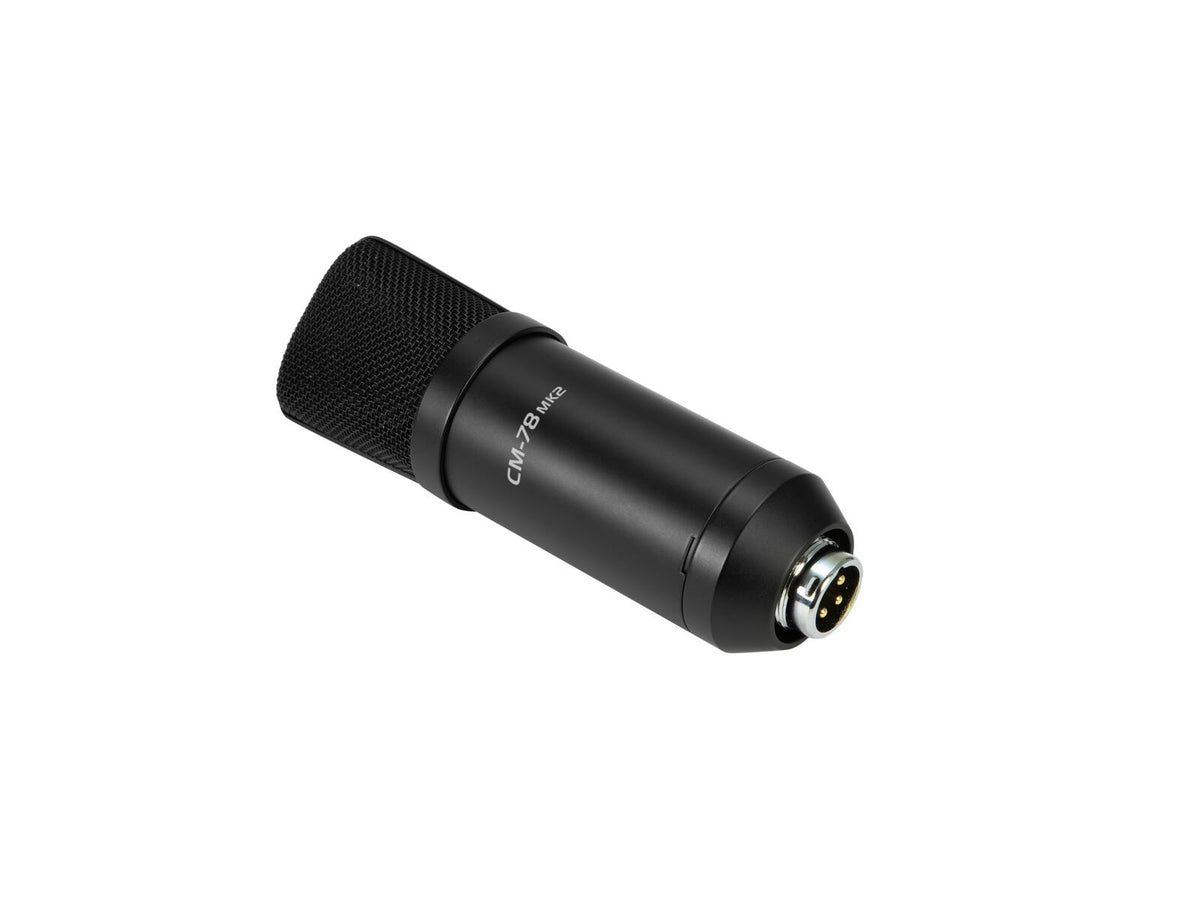 Omnitronic MIC CM-78MK2 Großmembran-Kondensatormikrofon – Ansicht 4