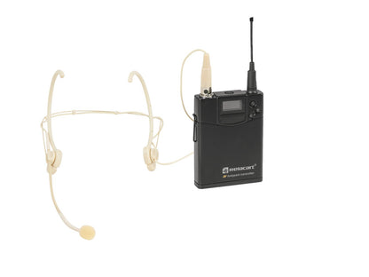 Relacart UT-222 Bodypack 522-554 MHz mit HM-600S Headset