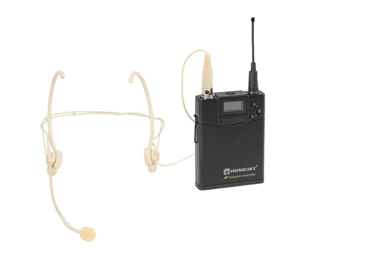 Relacart UT-222 Bodypack 522-554 MHz mit HM-600S Headset