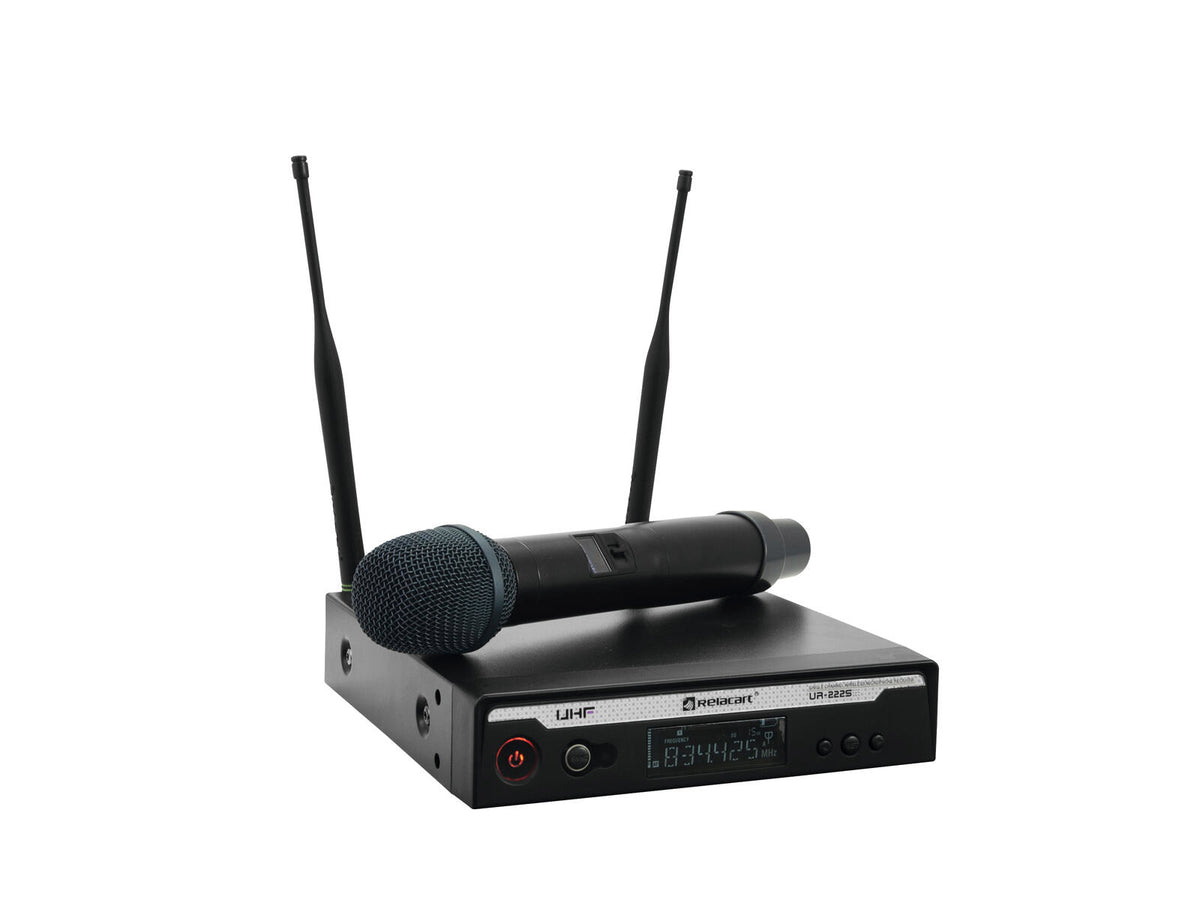 Relacart UR-222S 1-Kanal-UHF-System 823-832 + 863-865 MHz – Ansicht 3