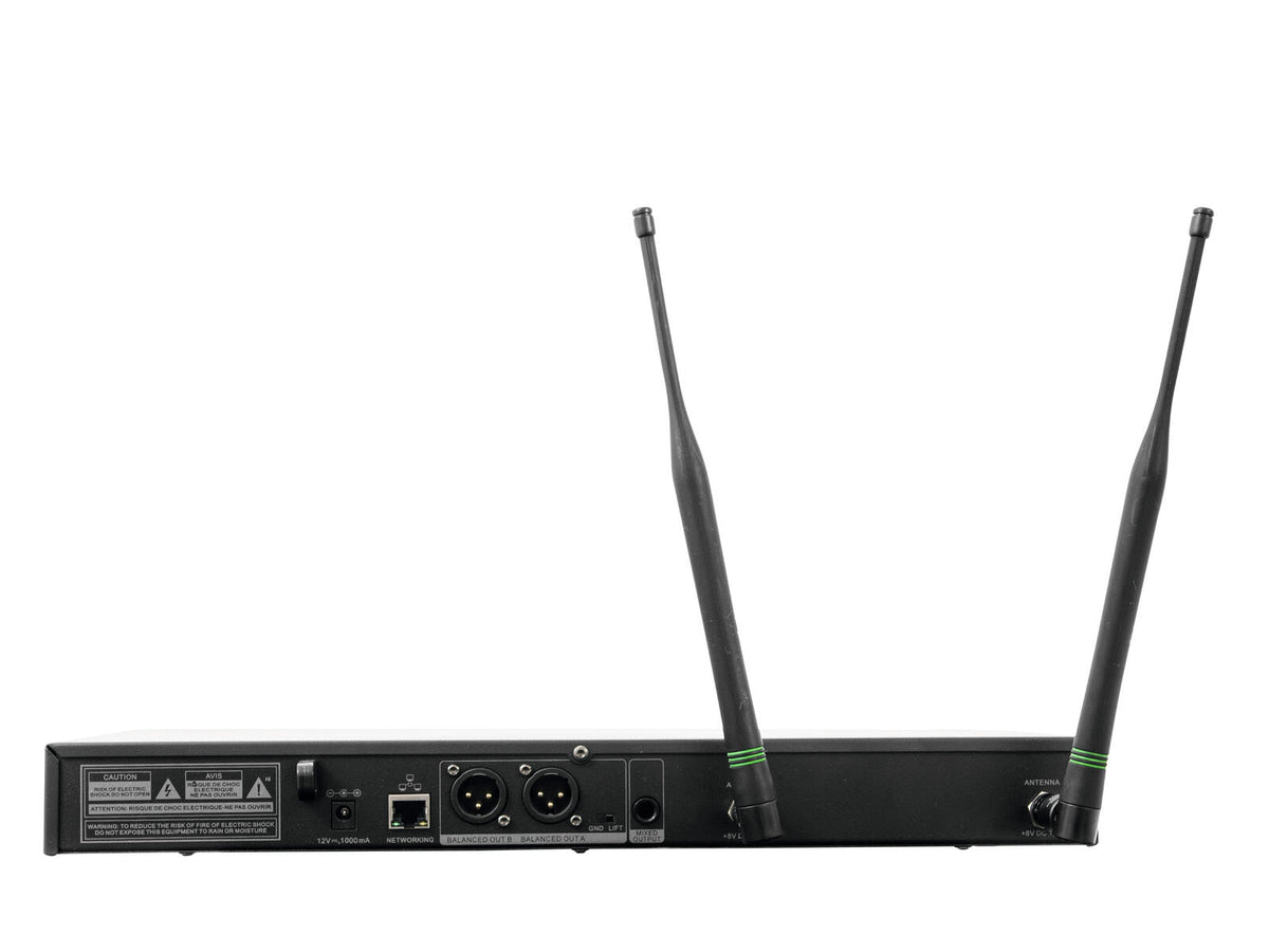 Relacart UR-260D 2-Kanal-UHF-Empfänger 823-832 + 863-865 MHz – Ansicht 3
