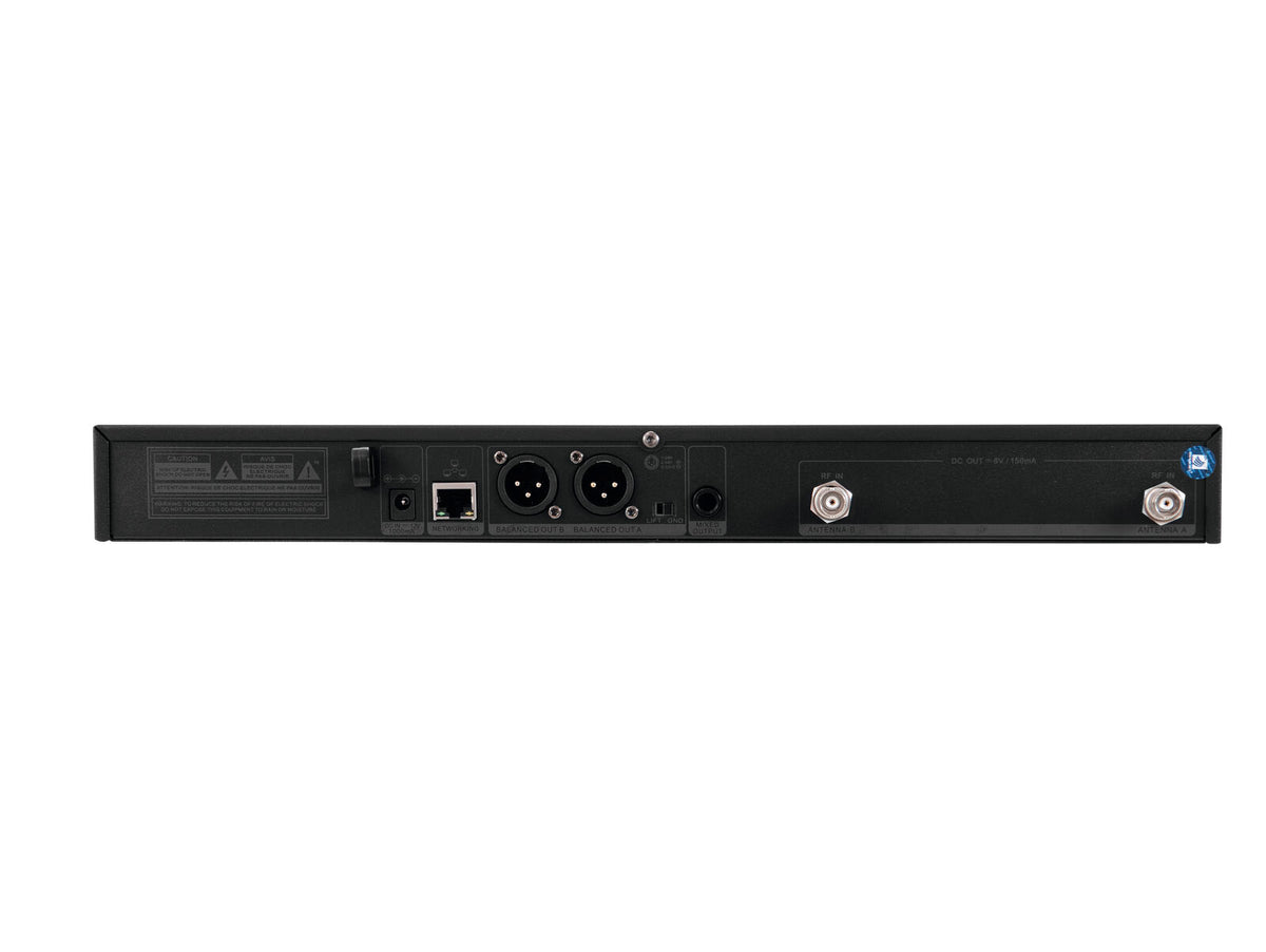 Relacart UR-260D 2-Kanal-UHF-System 823-832 + 863-865 MHz – Ansicht 3