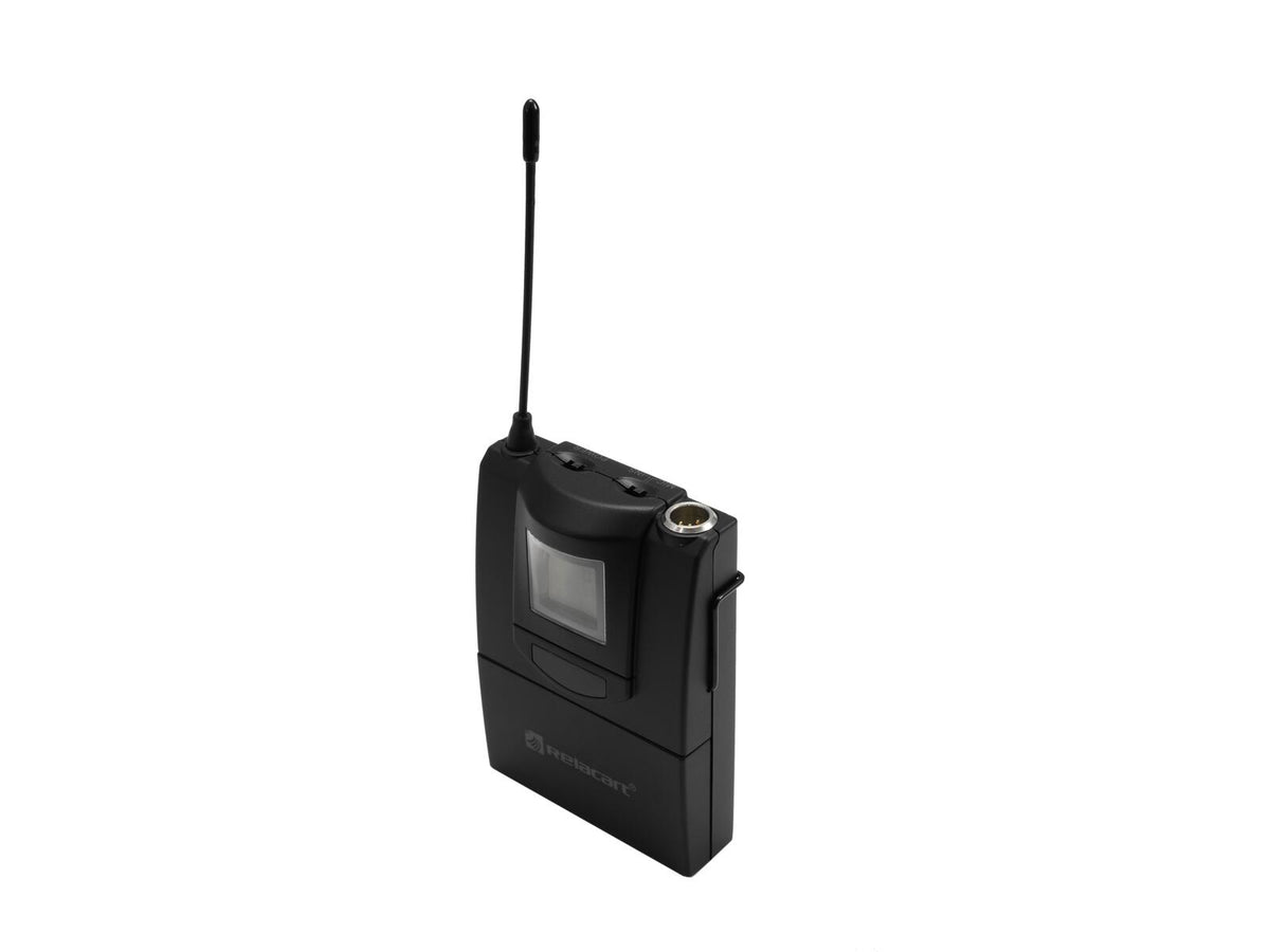 Relacart ET-60 Bodypack mit Lavalier-Mikrofon für WAM-402 – Ansicht 2