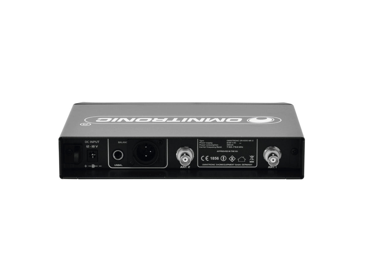 Omnitronic DR-1000 MK2 Funkempfänger – Ansicht 3