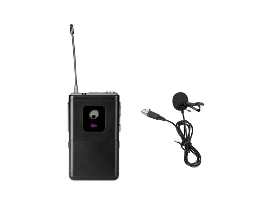 Omnitronic UHF-E Serie Taschensender 531,9MHz + Lavaliermikrofon