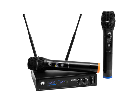 Omnitronic UHF E-FLEX 2, Funkmikrofon-System 823-832/863-865 MHz
