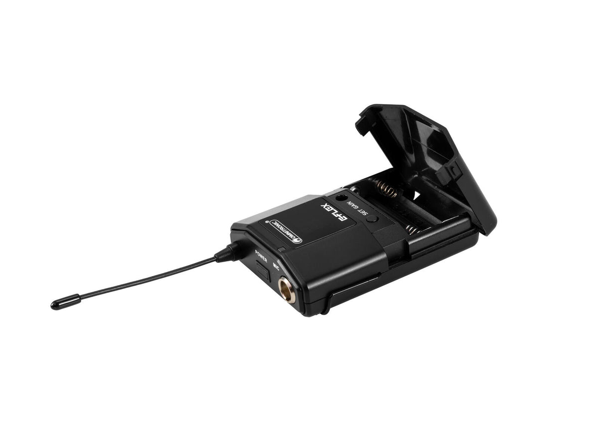Omnitronic UHF E-FLEX Taschensender 823-832/863-865 MHz – Ansicht 2