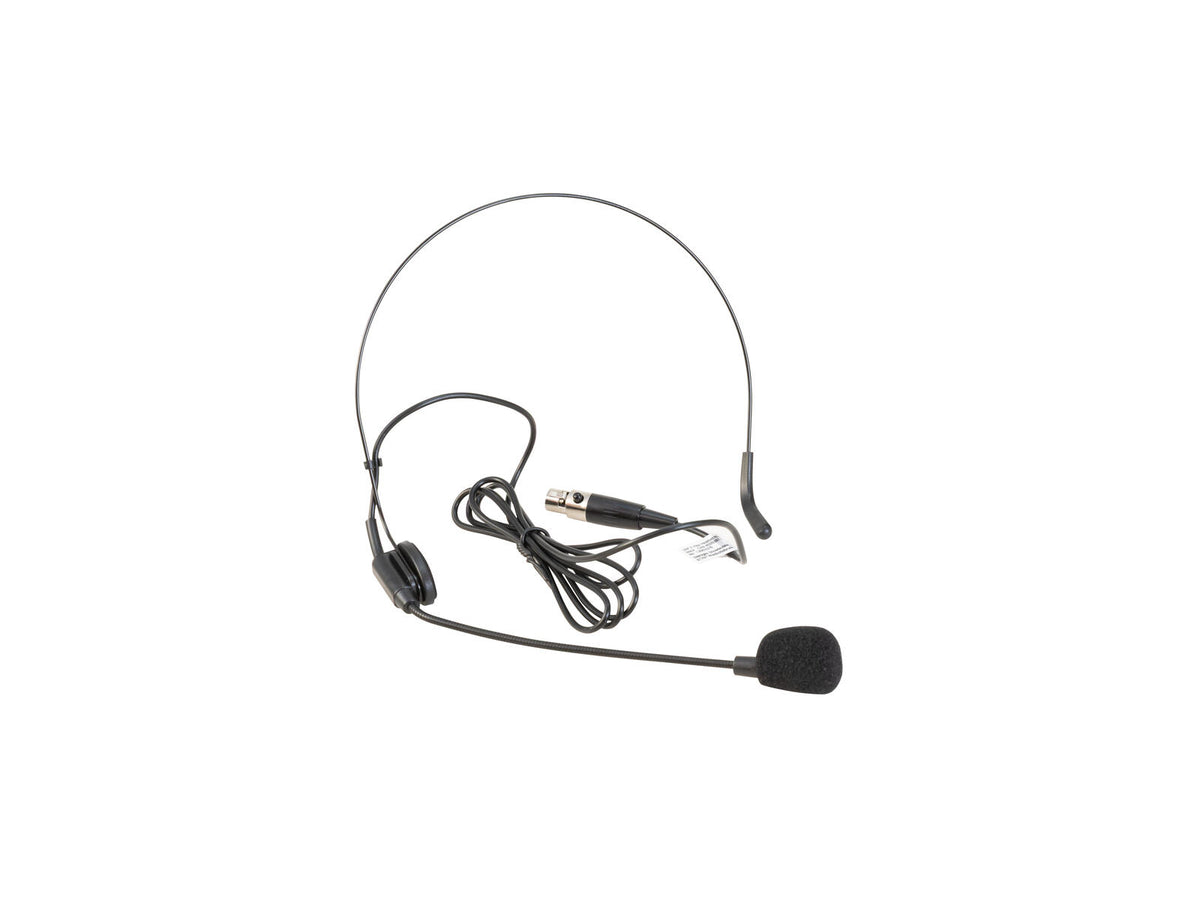Omnitronic UHF E-FLEX Kopfbügelmikrofon schwarz
