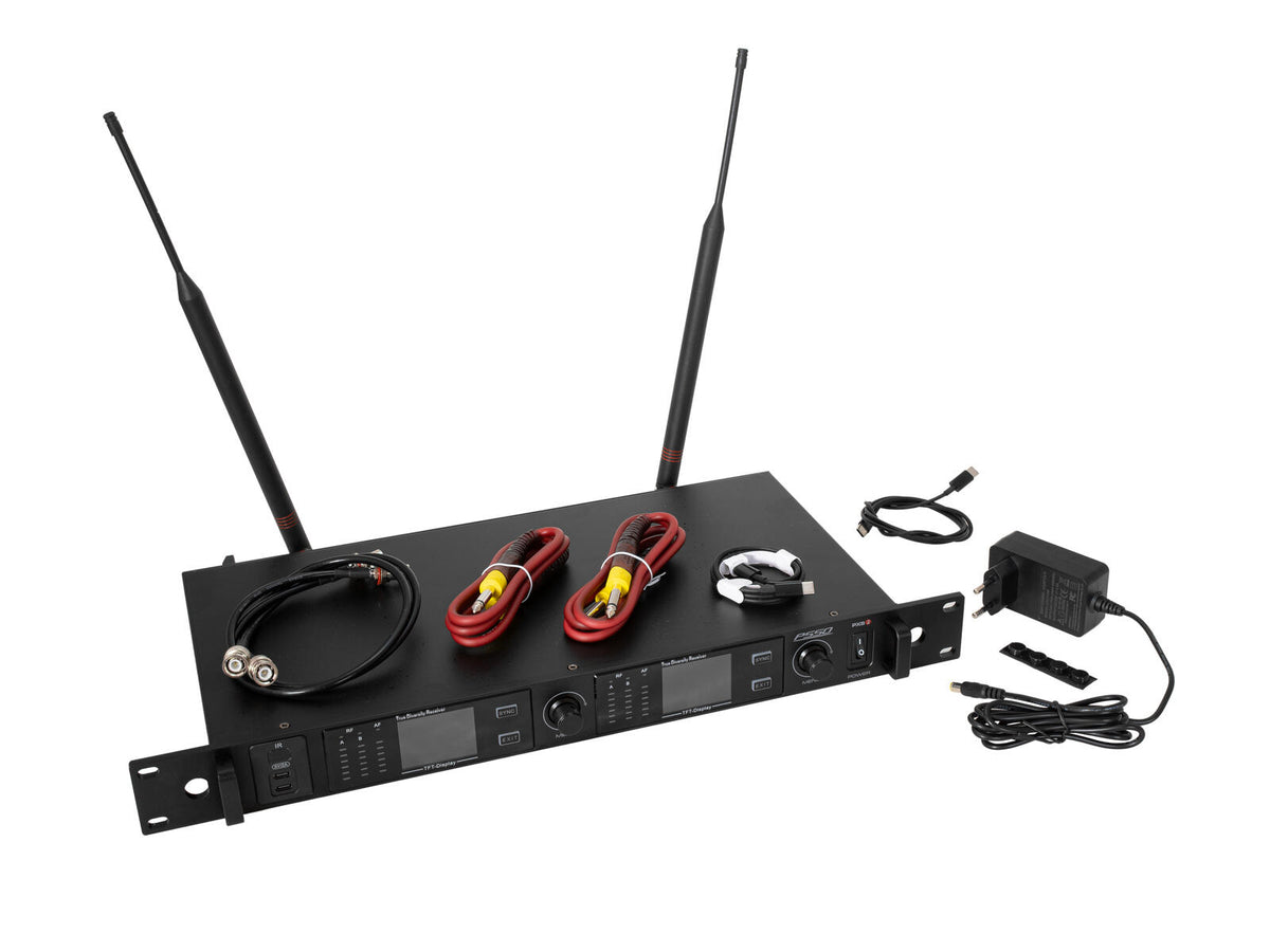 PSSO PXS TWO 2-Kanal True Diversity Empfänger 640-690 MHz – Ansicht 4