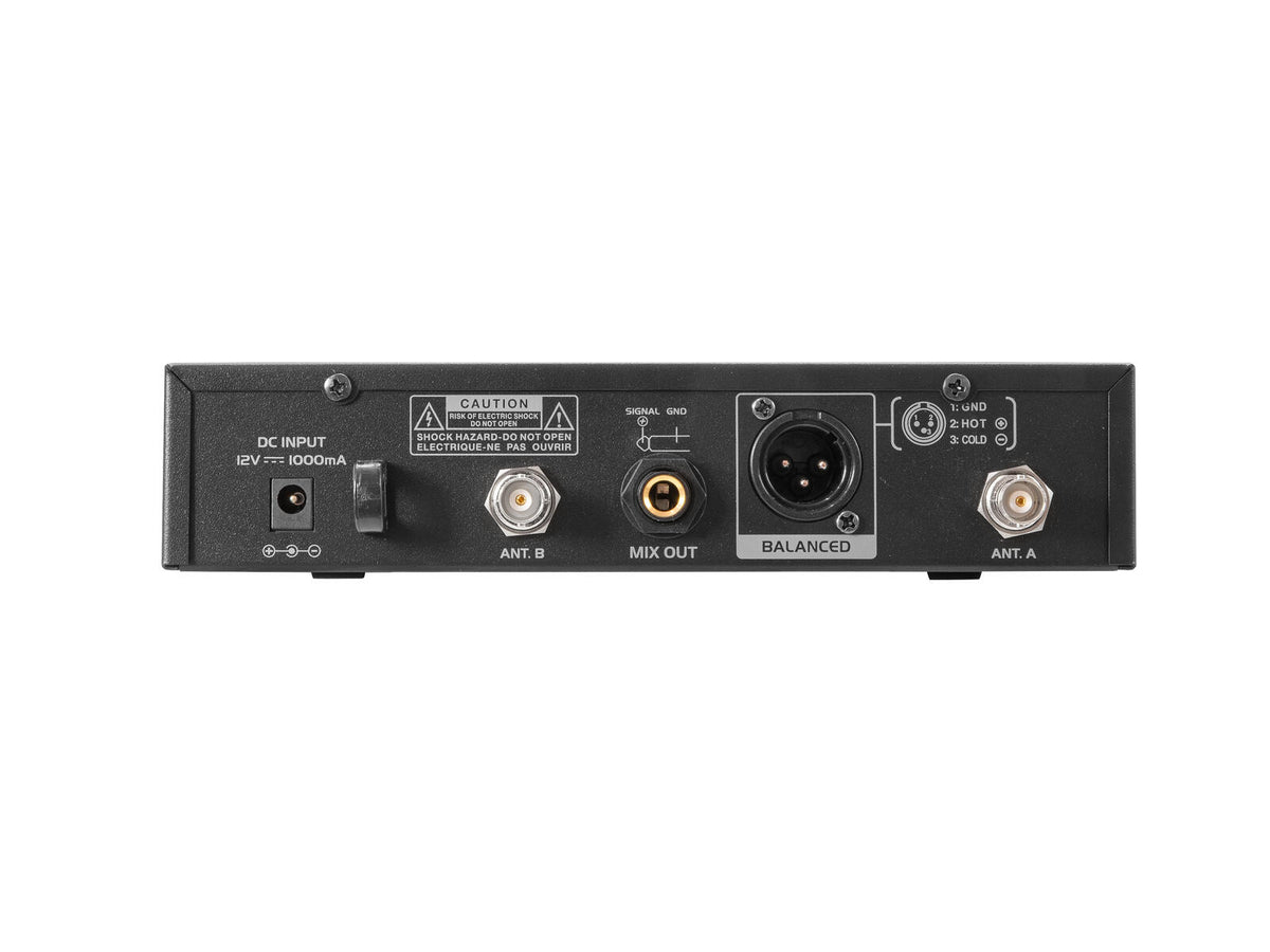 Omnitronic UHF-601 1-Kanal Funkmikrofon-System 823-832/863-865 MHz – Ansicht 5