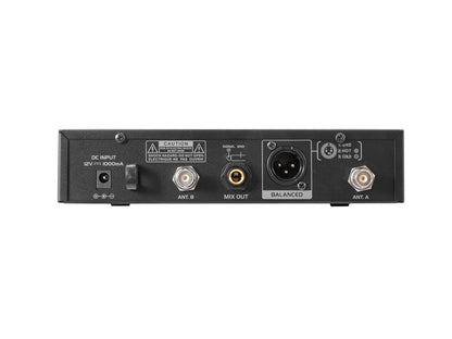 Omnitronic UHF-601 1-Kanal Funkmikrofon-System 823-832/863-865 MHz – Ansicht 5