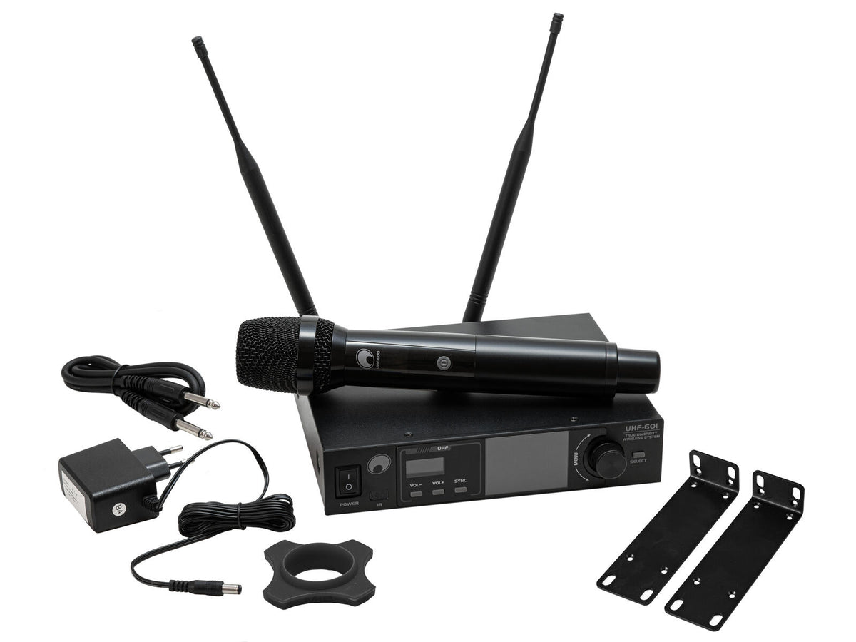 Omnitronic UHF-601 1-Kanal Funkmikrofon-System 520-554 MHz – Ansicht 7