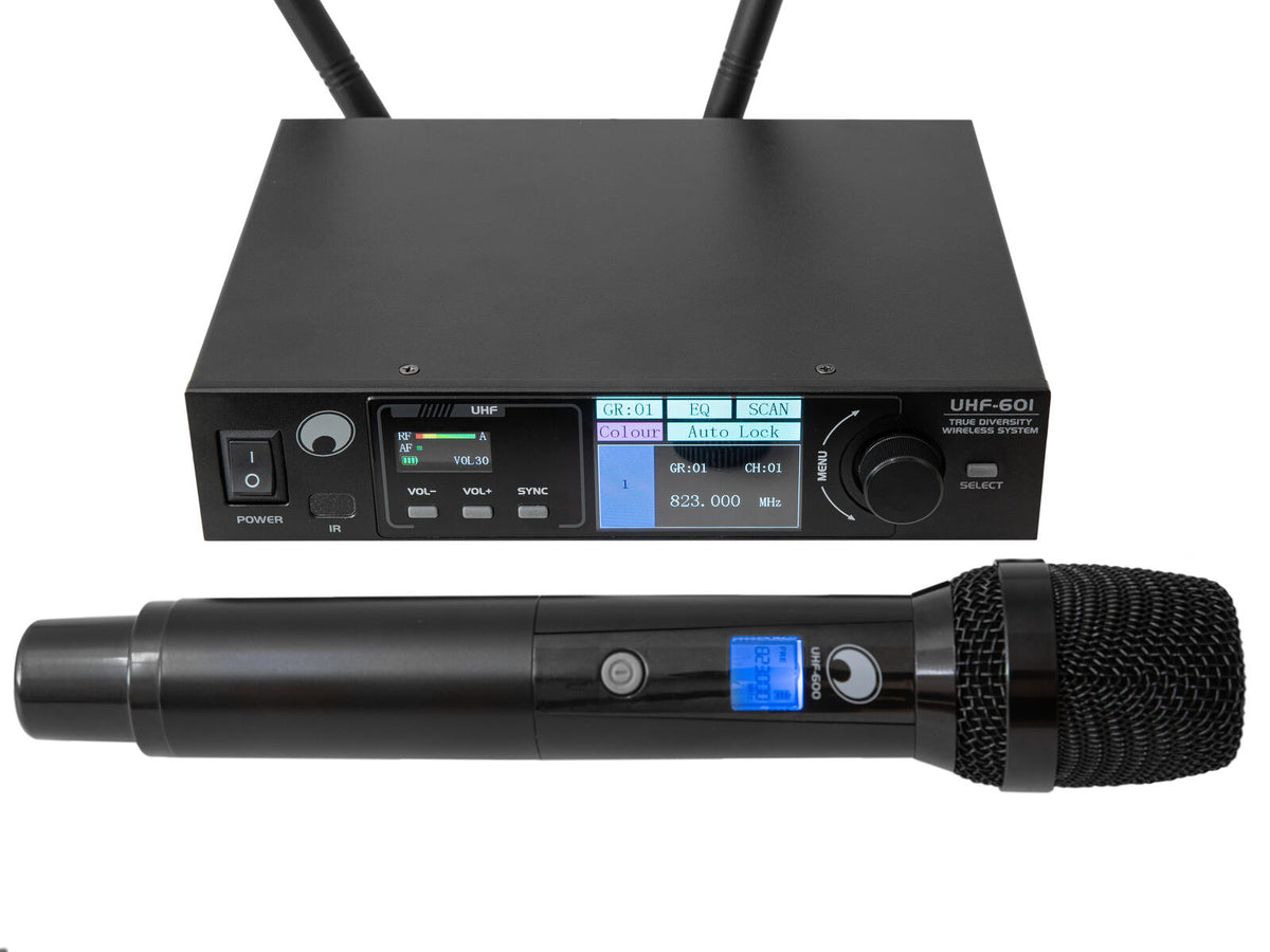 Omnitronic UHF-601 1-Kanal Funkmikrofon-System 520-554 MHz – Ansicht 8