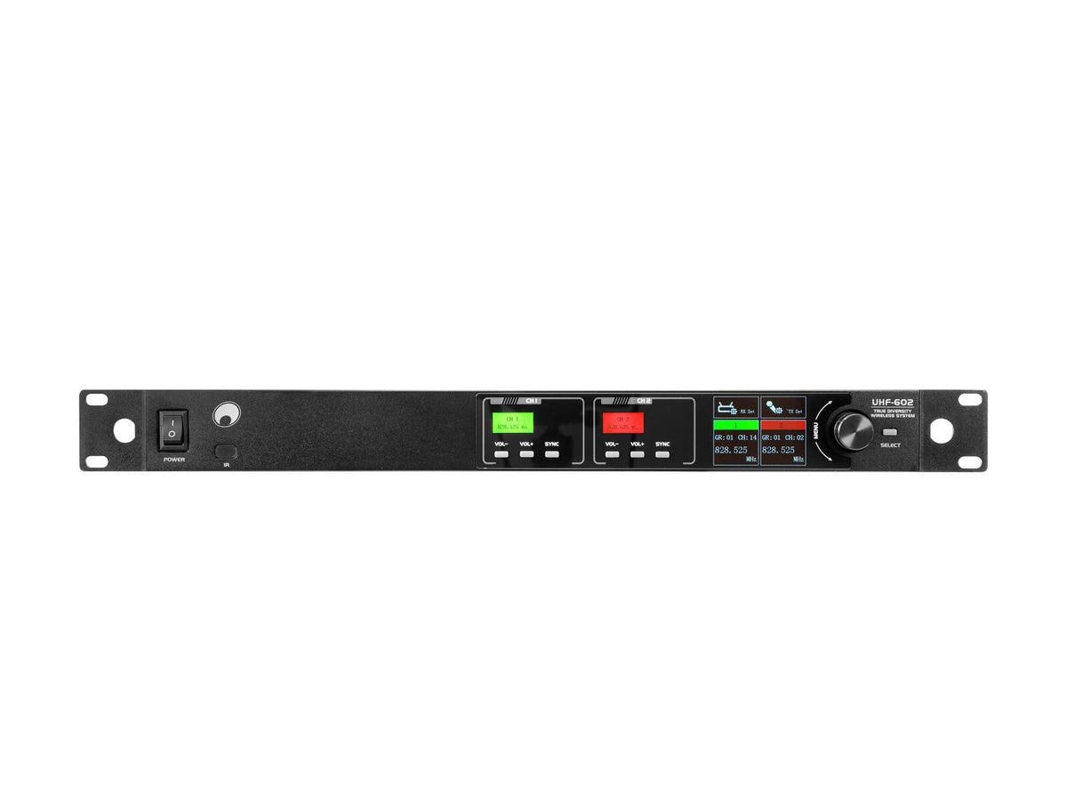 Omnitronic UHF-602 2-Kanal Funkmikrofon-System 520-554 MHz – Ansicht 8