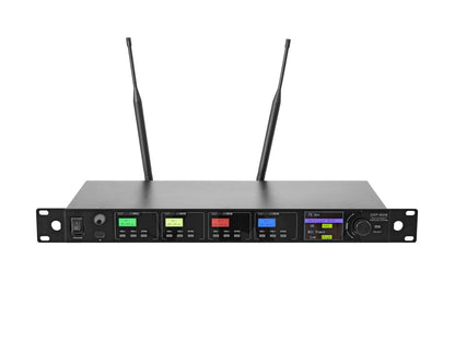 Omnitronic UHF-604 4-Kanal Funkmikrofon-System 823-832/863-865 MHz – Ansicht 6