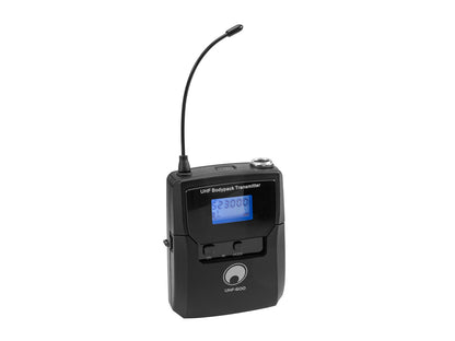 Omnitronic UHF-600 Taschensender 520-554 MHz – Ansicht 2