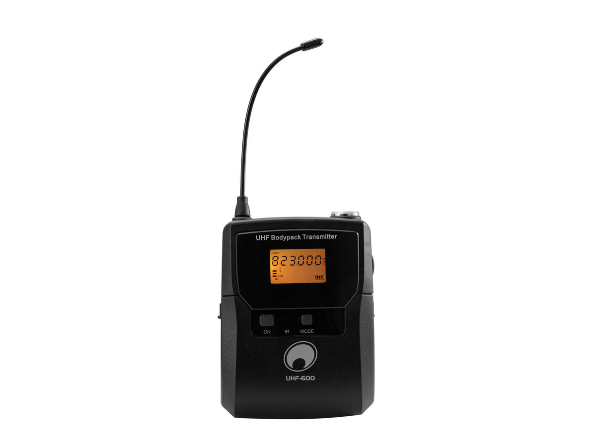 Omnitronic UHF-600 Taschensender 520-554 MHz – Ansicht 4