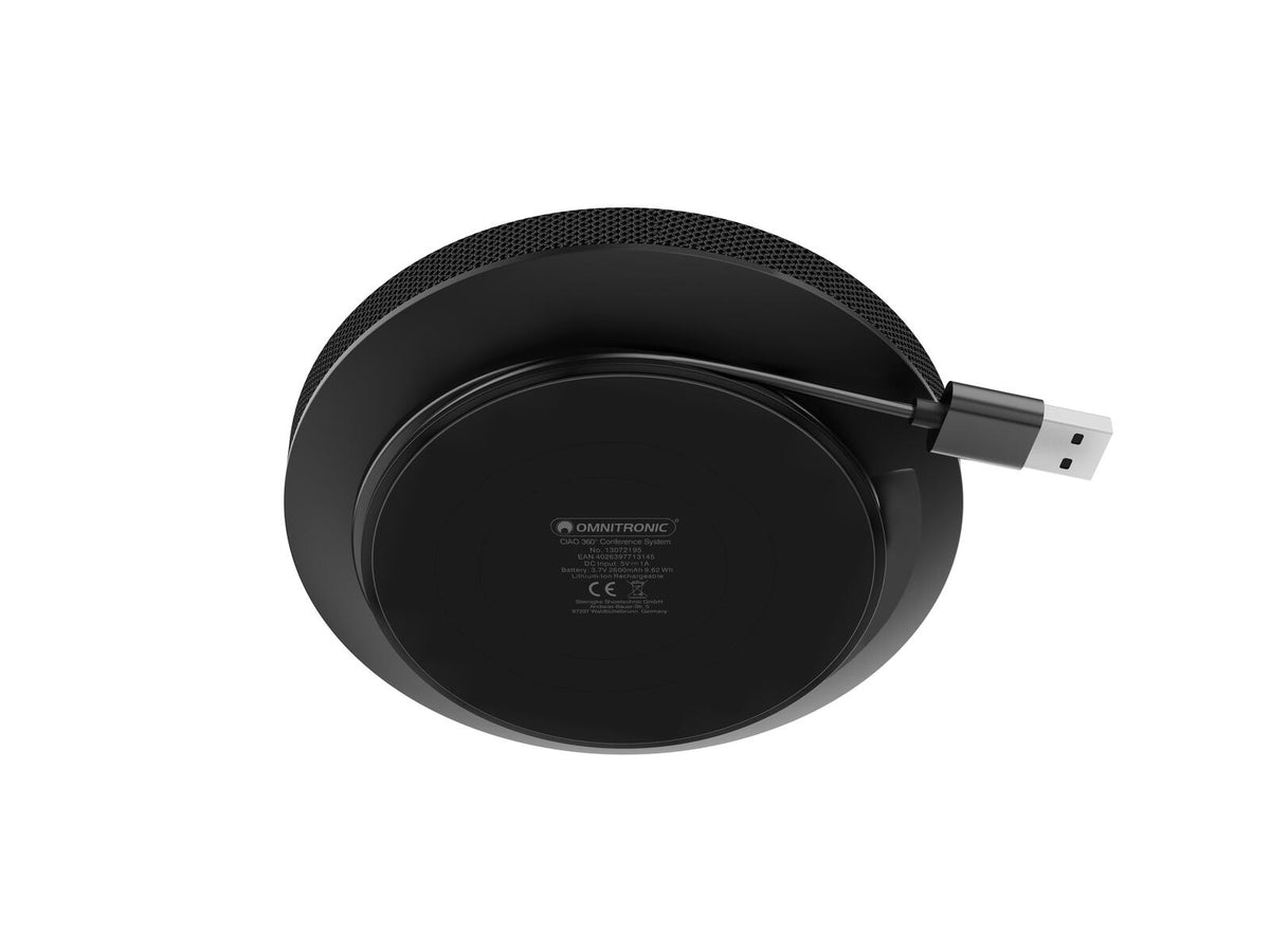 Omnitronic CIAO 360° Akku-Konferenzsystem BT/USB – Ansicht 3