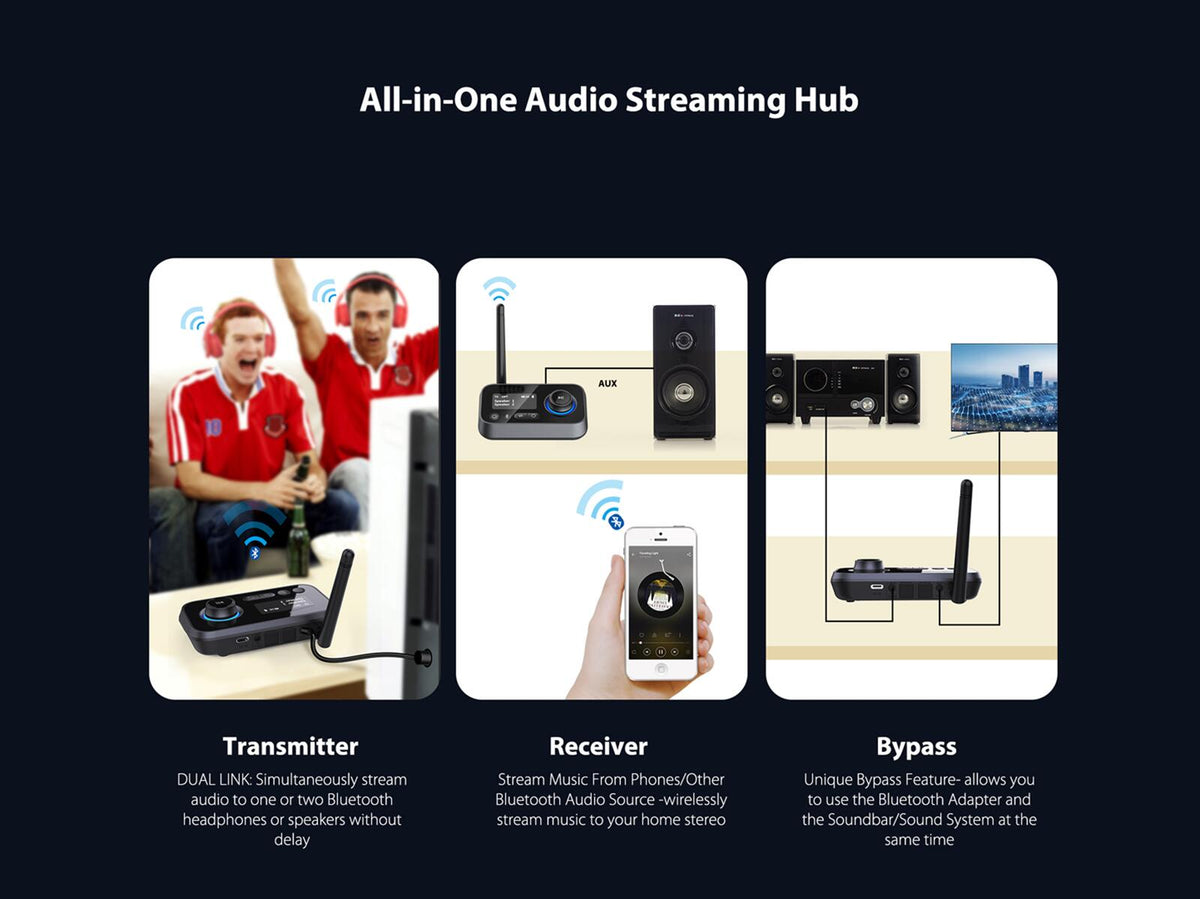 Omnitronic BDT-5.0 Bluetooth 5.0 Transceiver – Ansicht 5