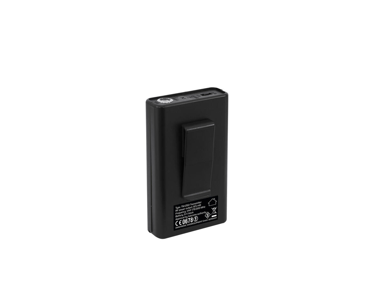 Omnitronic TM-250 Gürtelsender VHF179.000 – Ansicht 2