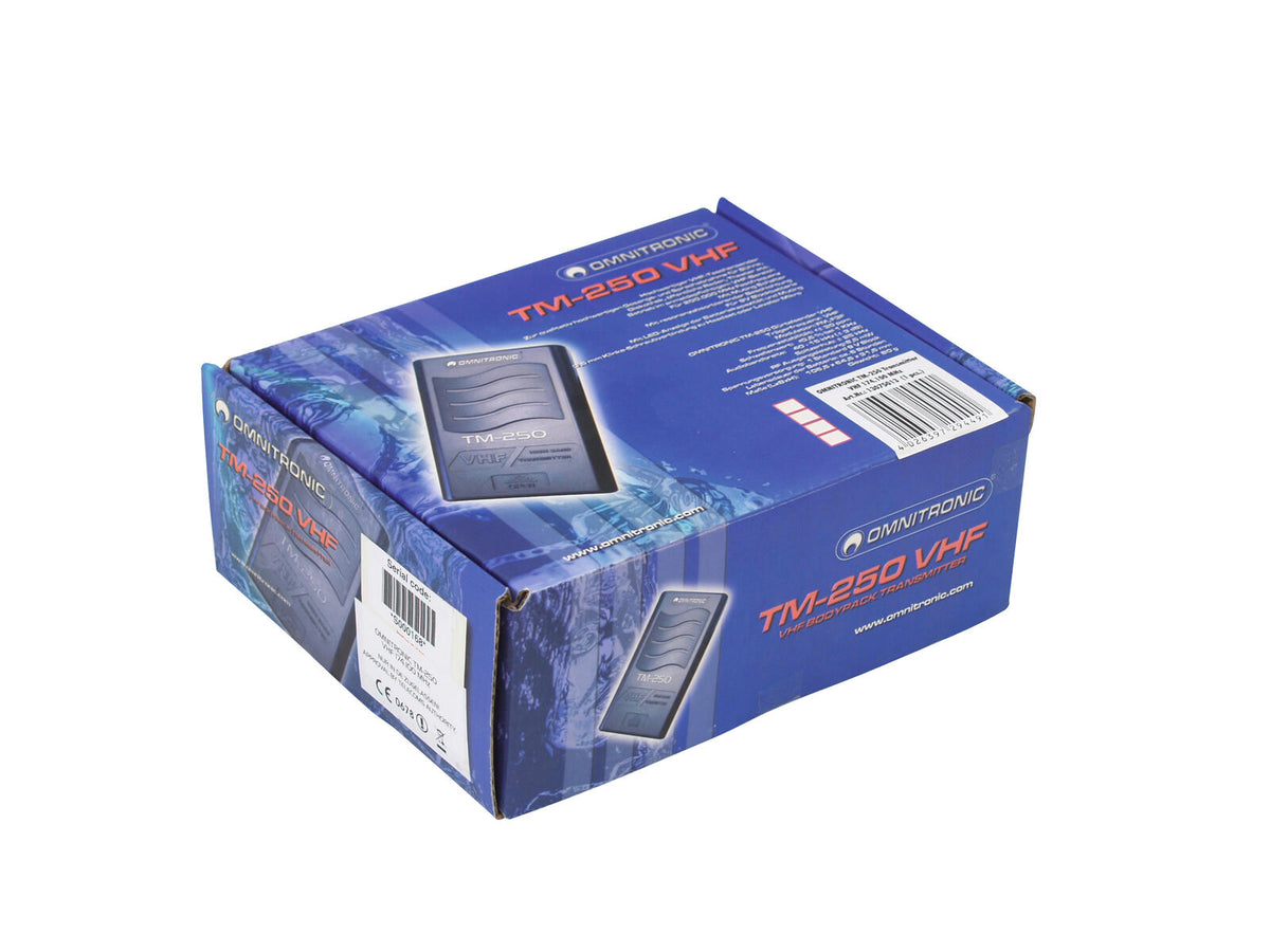 Omnitronic TM-250 Gürtelsender VHF214.000 – Ansicht 3