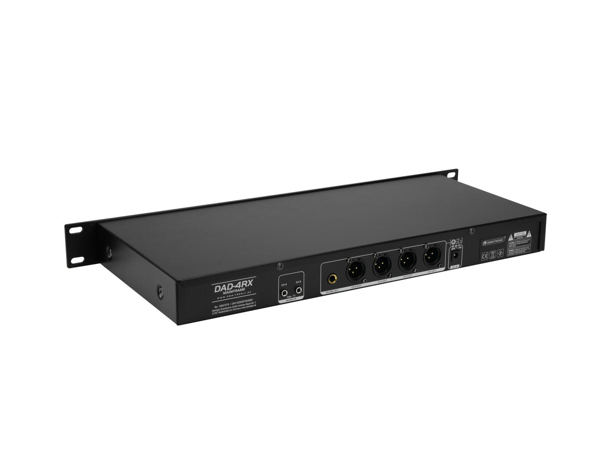 Omnitronic DAD-4RX 4-Kanal-Empfängergehäuse für MOM/DAD Module – Ansicht 3