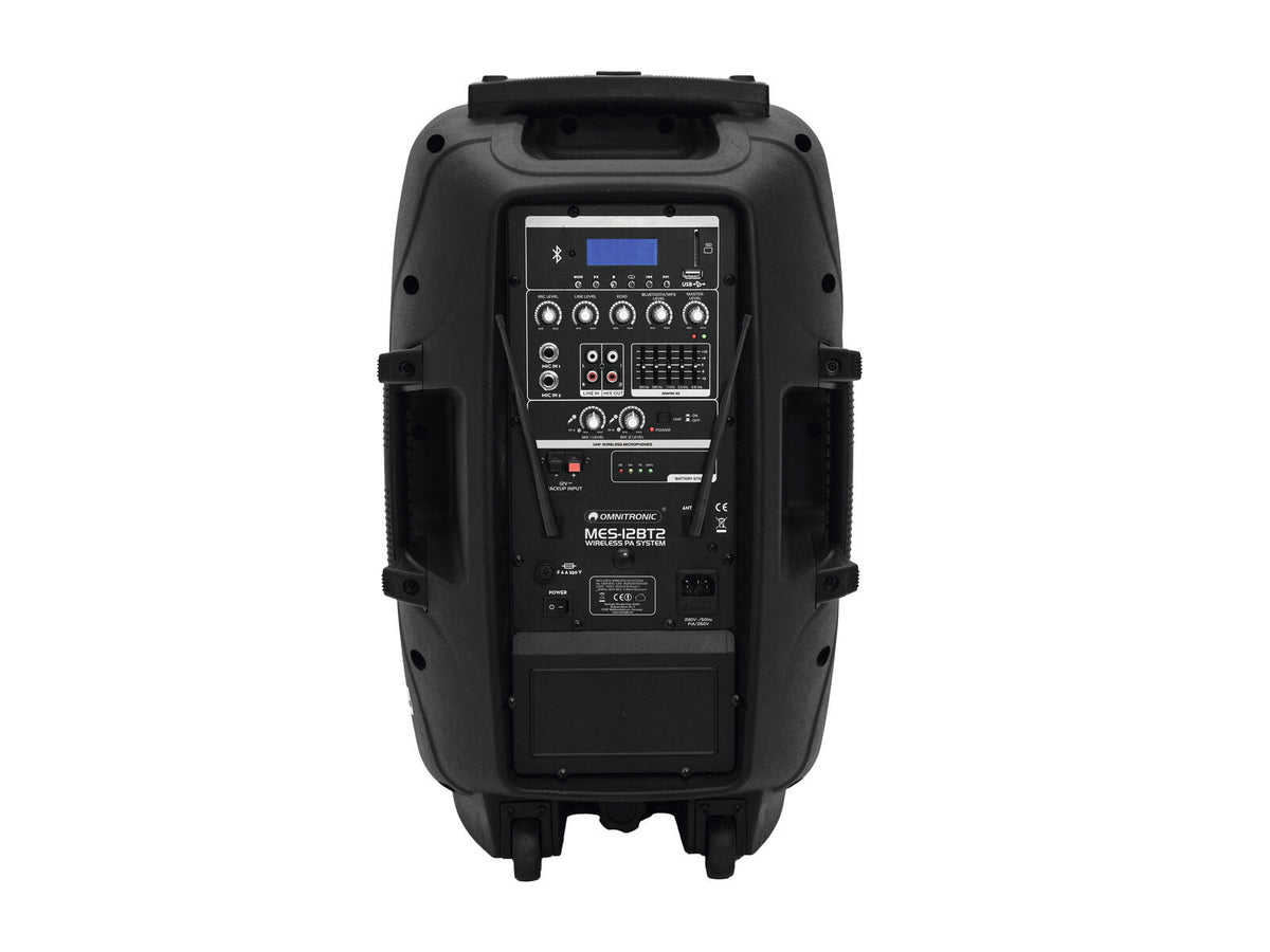 Omnitronic MES-12BT2 Drahtlos-PA-System – Ansicht 4