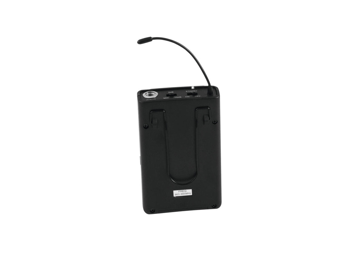 Omnitronic WAMS-10BT Taschensender mit Headset – Ansicht 3