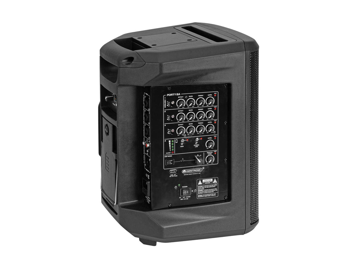 Omnitronic PORTY-8A Drahtlos-PA-System – Ansicht 4