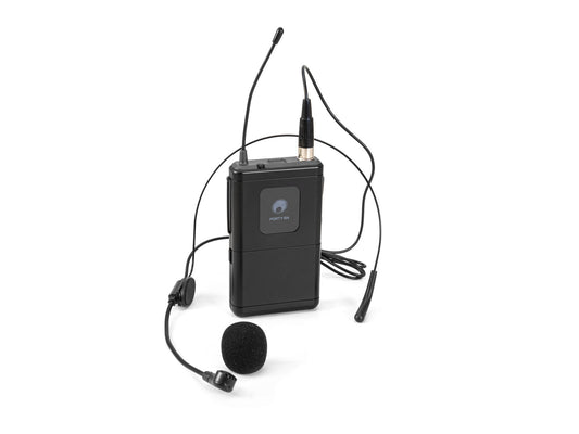 Omnitronic PORTY-8A Taschensender + Kopfbügelmikrofon 863,1MHz