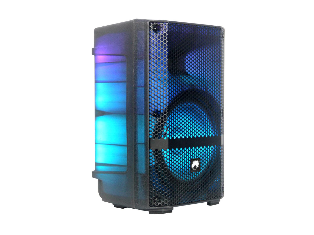 Omnitronic MSE-8+ Akku Partylautsprecher mit LED-Effekten