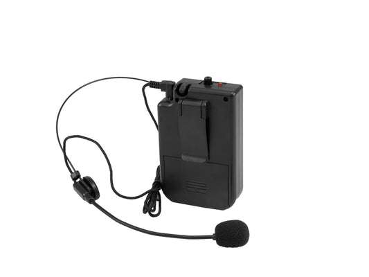Omnitronic WAMS-10BT2 MK2 Taschensender inkl. Kopfbügelmikrofon 863MHz – Ansicht 2