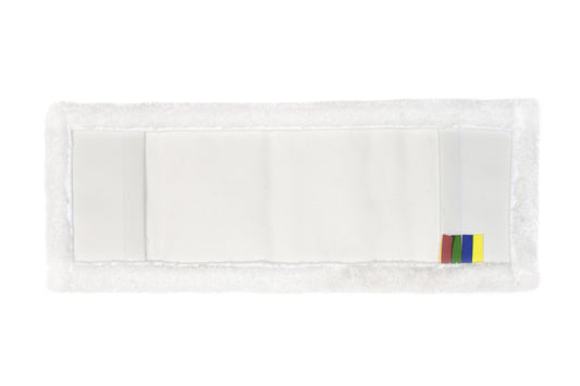 SemyTop Mikrofaser Wischmopp für Breite 50 cm, weiß, 50 Stück