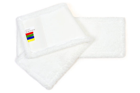 SemyTop Mikrofaser Wischmopp für Breite 50 cm, weiß, 50 Stück