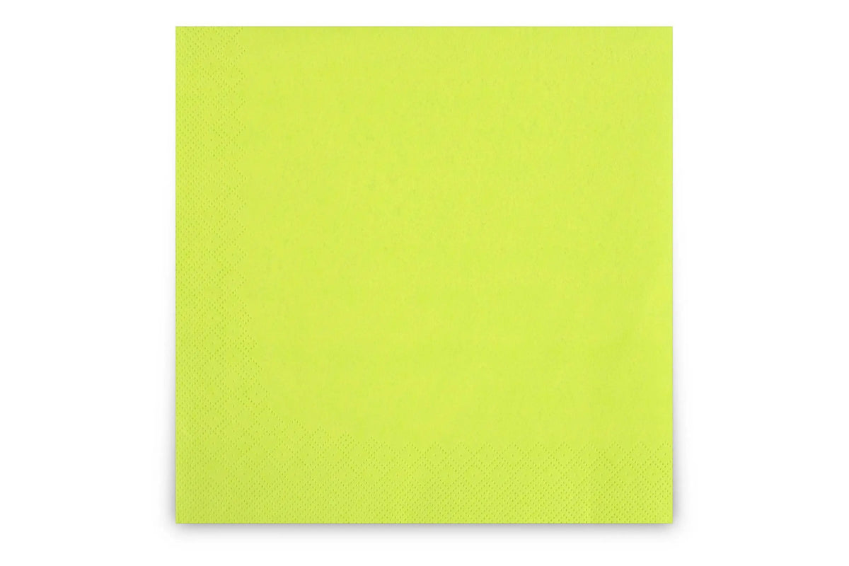 Funny Tafelserviette farbig, 3-lagig, 40 x 40 cm, 1/4-Falz, kiwi, 4 x 250 Stück