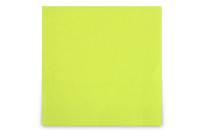 Funny Tafelserviette farbig, 3-lagig, 40 x 40 cm, 1/4-Falz, kiwi, 4 x 250 Stück