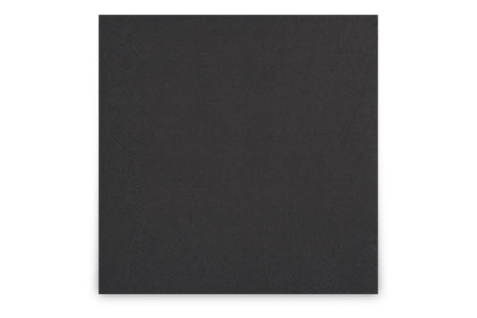 Funny Tafelserviette farbig, 3-lagig, 40 x 40 cm, 1/4-Falz, schwarz, 4 x 250 Stück