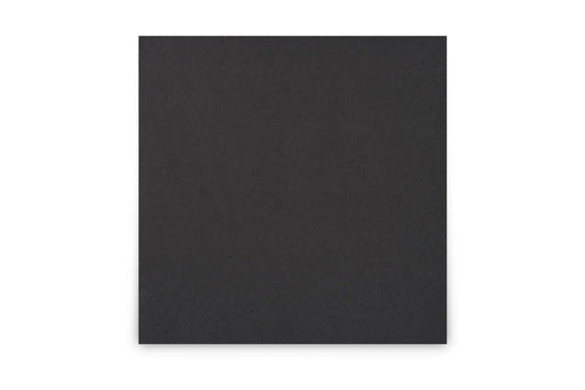 Funny Servietten 33x33 cm, schwarz, 3-lagig, 1/4-Falz, 4 x 250 Stück