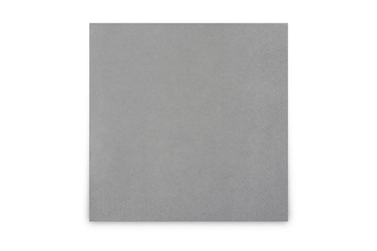 Funny Servietten 33x33 cm, grau, 3-lagig, 1/4-Falz, 4 x 250 Stück